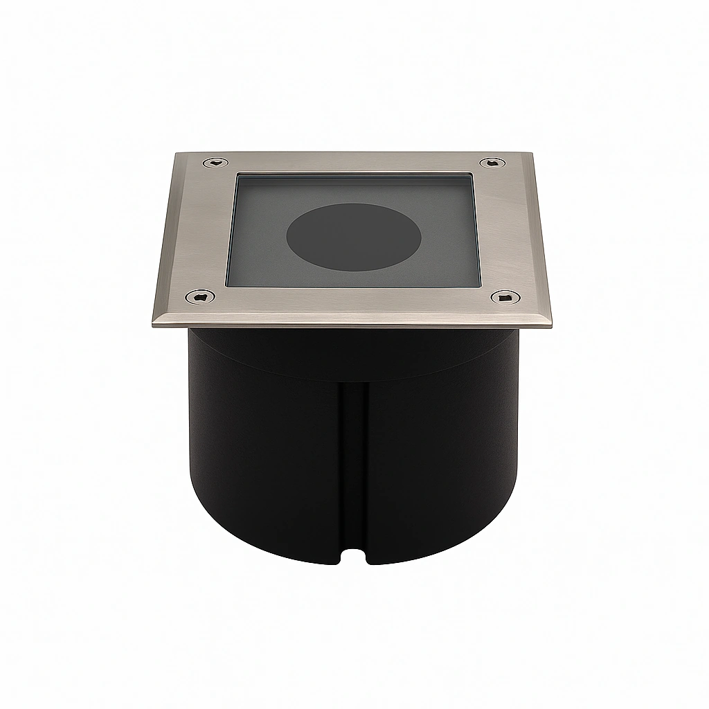 چراغ دفنی مربع شعاع پارس مدل SP-B64-12 GU10