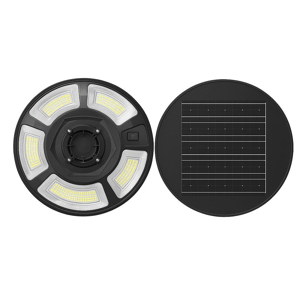 چراغ پارکی 300 وات خورشیدی گرد ویمکس مدل IR-V79300R