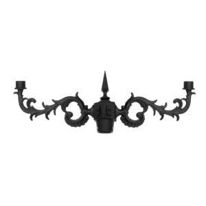 شاخه چراغ پارکی دو شاخه شب تاب مدل آرین