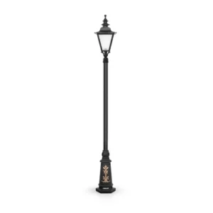 چراغ حیاطی ایستاده شب تاب مدل انگلیسی کد SH-107401010-192120010