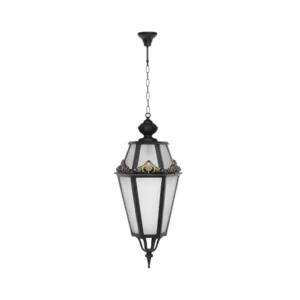 چراغ سقفی آویز حیاطی شب تاب مدل برنارد SH-109002020