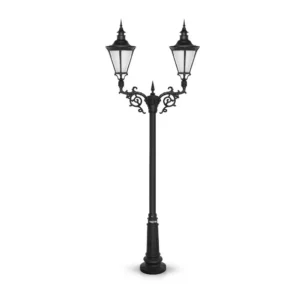 چراغ حیاطی ایستاده شب تاب مدل اسپانیایی کد SH-108022810-191820011