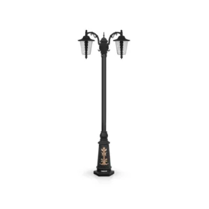 چراغ حیاطی ایستاده شب تاب مدل اطلس کد SH-109620120-192120010