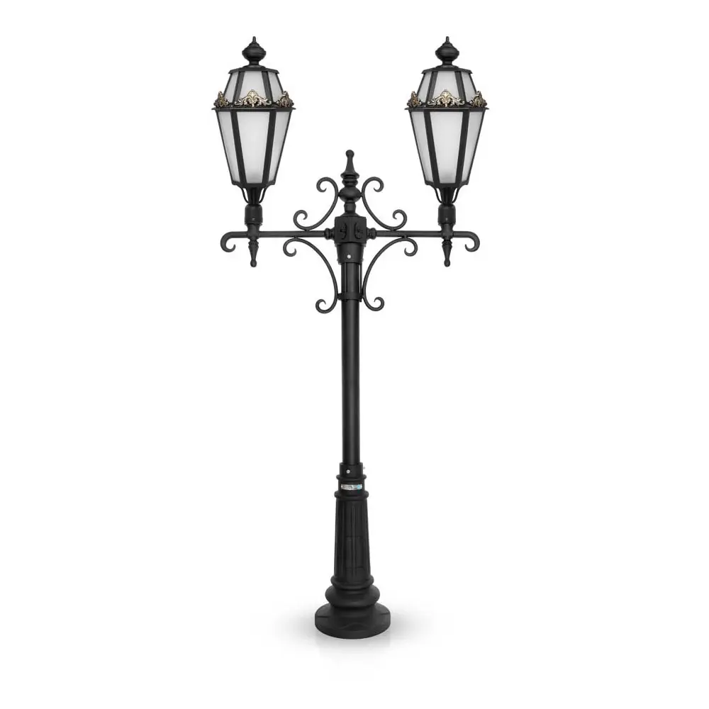 چراغ حیاطی ایستاده شب تاب مدل برنارد کد SH-109021010-191820011