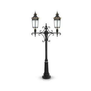 چراغ حیاطی ایستاده شب تاب مدل امپراطور کد SH-108621010-191820011