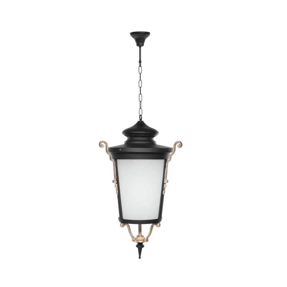 چراغ حیاطی سقفی آویز شب تاب مدل روژان SH-108902020